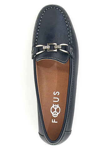 Blaue Mokassins für Damen Pittarello Focus 8135