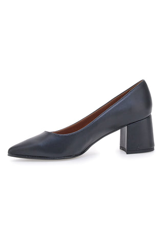 Schwarze Pumps mit niedrigem Absatz The First 1025
