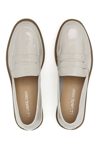 Mocassini In Vernice Beige Le Havre Paris 526820