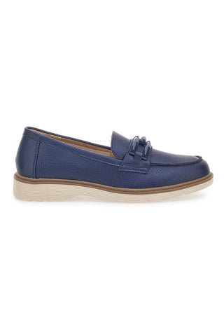 Blauer Mokassin mit Kette Le Havre Paris 526818