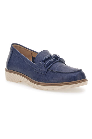 Blauer Mokassin mit Kette Le Havre Paris 526818