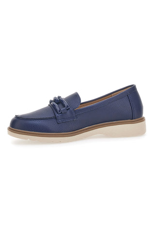 Blauer Mokassin mit Kette Le Havre Paris 526818