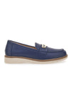 Blaue Mokassins mit goldenem Bit Le Havre Paris 3202122