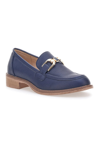 Blauer Mokassin mit Goldkette Le Havre Paris 1134