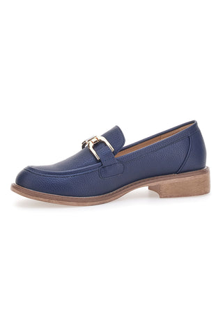 Blauer Mokassin mit Goldkette Le Havre Paris 1134