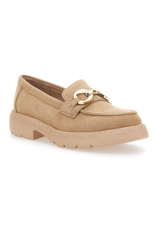 Mocassini Beige Con Morsetto Le Havre Paris 2300512