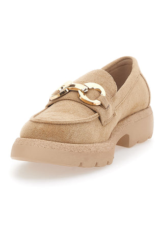 Mocassini Beige Con Morsetto Le Havre Paris 2300512