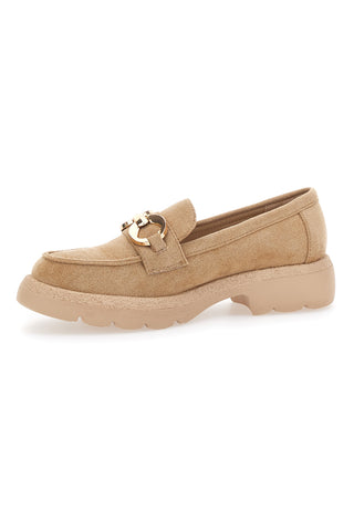 Mocassini Beige Con Morsetto Le Havre Paris 2300512