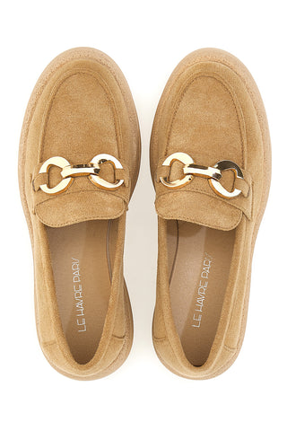 Mocassini Beige Con Morsetto Le Havre Paris 2300512