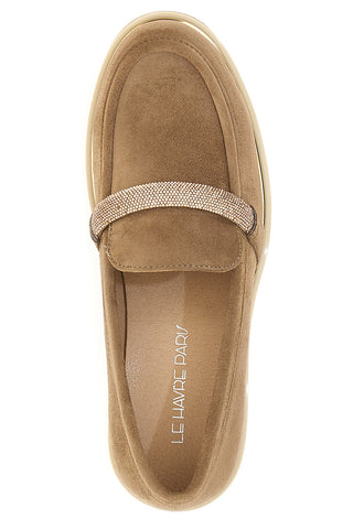 Taupefarbener Le Havre Paris Mokassin 233183