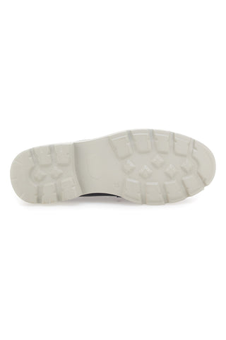 Mocassino Nero con Catenella e Suola Carrarmato Le Havre Paris 602915