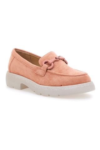 Mocassini Rosa Pastello Con Morsetto Le Havre Paris 230053