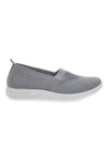 Graue Slip-On-Sneaker mit Strasssteinen Me & Me 090243