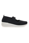 Schwarze Sportballerinas mit Riemen Me & Me 090236