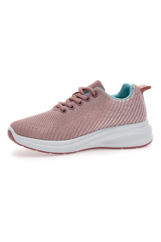 Rosa Sneakers mit Stoffobermaterial The First Active 090226