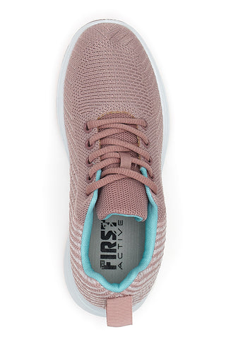 Rosa Sneakers mit Stoffobermaterial The First Active 090226