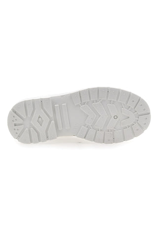 Sneakers in Tela Banche con Platform Cafè Cost 2421