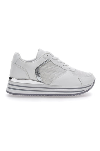 Weiße Flatform-Sneaker von Cafè Cost 231