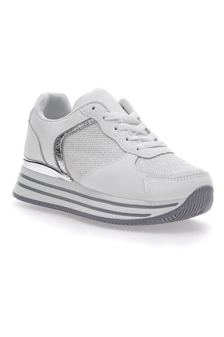 Weiße Flatform-Sneaker von Cafè Cost 231