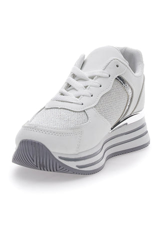 Weiße Flatform-Sneaker von Cafè Cost 231