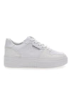 Weiße Sneakers mit Flatform Talemi 205