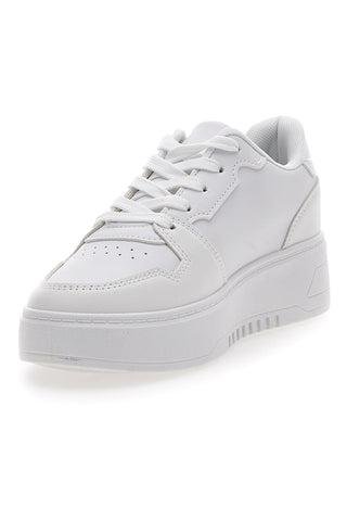 Weiße Sneakers mit Flatform Talemi 205