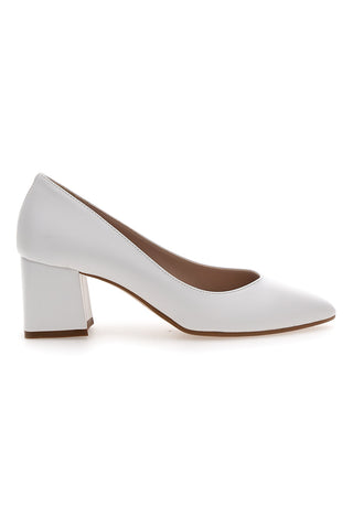 Pittarello Romantische weiße Hochzeitspumps 4780
