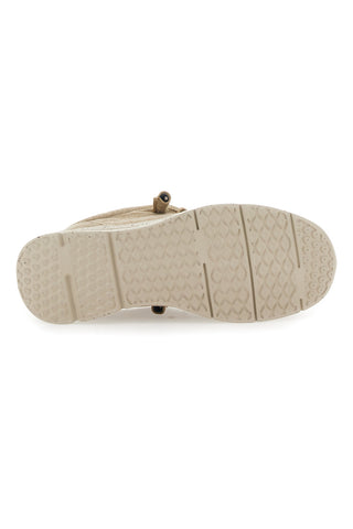 Beigefarbene Canvas-Loafer für Herren Sevenoaks 1147
