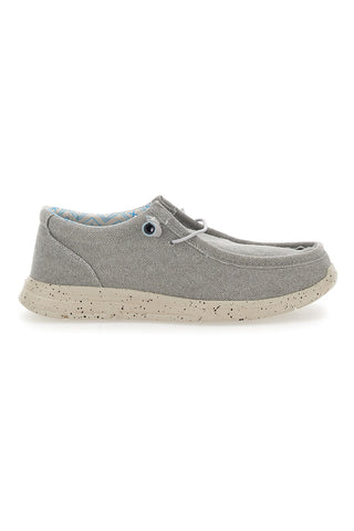 Graue Slipper aus Sevenoaks Canvas 1147