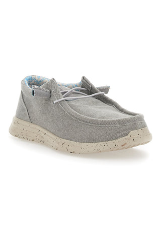 Graue Slipper aus Sevenoaks Canvas 1147
