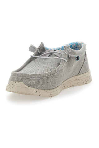 Graue Slipper aus Sevenoaks Canvas 1147