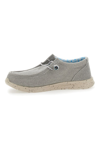 Graue Slipper aus Sevenoaks Canvas 1147