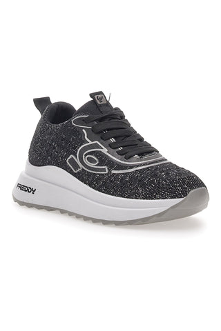 Freddy 7552 Damen-Sneaker in Schwarz