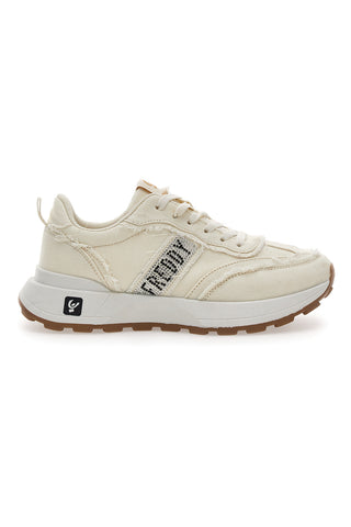 Freddy 7604 Cremefarbene Jeans-Sneaker