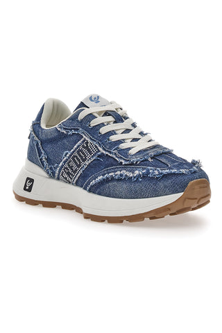 Sneakers in Denim Blu Freddy 7604