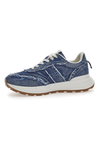 Sneakers in Denim Blu Freddy 7604