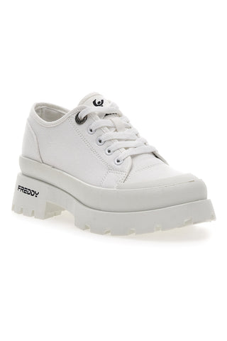 Sneakers Bianche Platform da Donna Freddy 7603