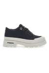 Schwarze Plateau-Sneaker Freddy 7603 für Damen