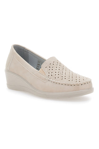 Beige Keilsandaletten Prima Riga 4320