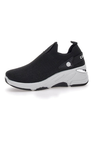 Canguro 1218 Lässige schwarze Plateau-Sneaker