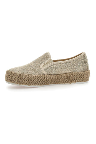 Espadrillas Beige con Pizzo Energy 132
