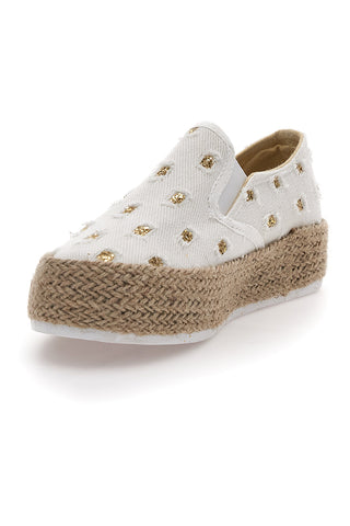 Weiße Espadrilles Energy 134