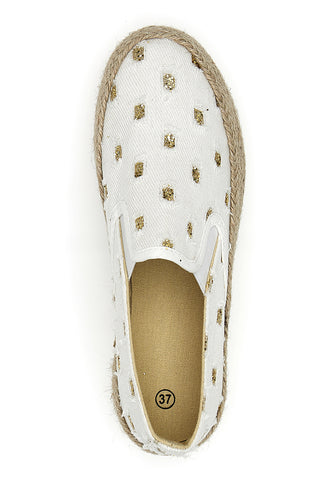 Weiße Espadrilles Energy 134