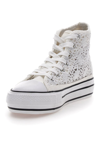 Hohe Sneakers „Energy 110“ mit weißer Spitze