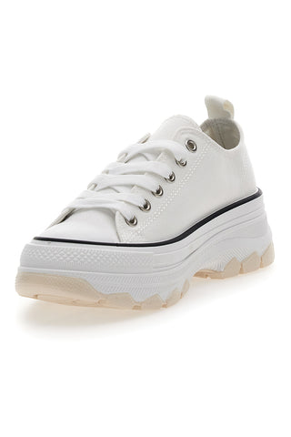 Weiße Plateau-Sneaker „Energy 240“.
