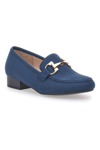 Mocassini con Tacco Blu Energy 1000