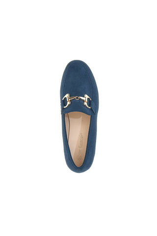Mocassini con Tacco Blu Energy 1000