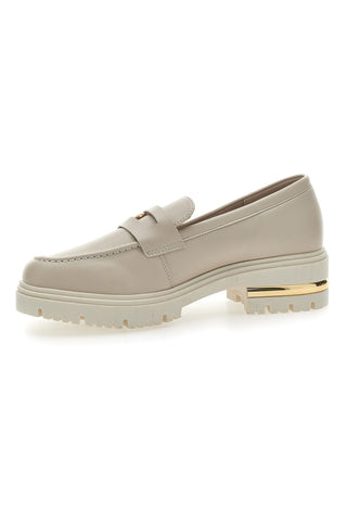 Mocassino Beige e Dettagli Oro Energy 1303