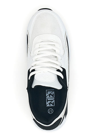 Weiße Sneakers mit Schnürsenkeln 2T2L 3810