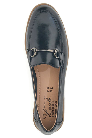 Schwarze Slipper mit Metallklammer Pittarello-Look 01 M